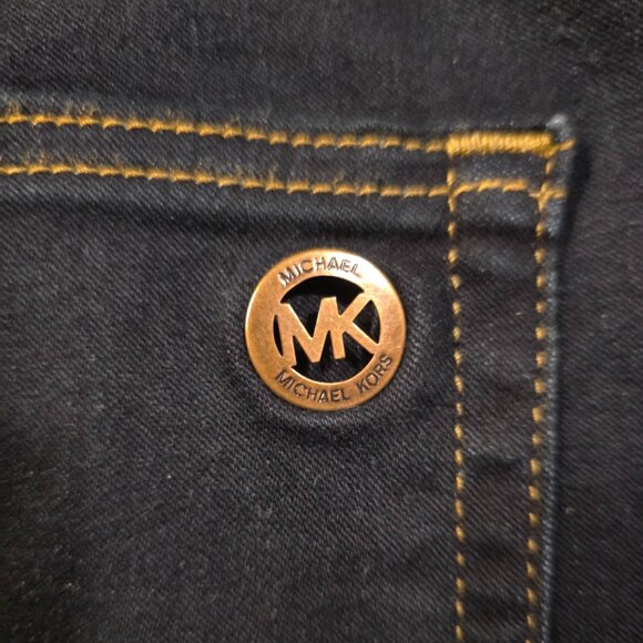 MICHAEL KORS Women's size 20W Plus Jeans IZZY SKINNY Stretch dark wash EUC - Picture 6 of 6